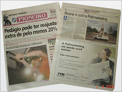AnÃºncio, PÃ¡gina, Jornal Pioneiro