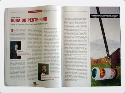 PlÃ¡sticos Em Revista, Campanha, MÃ­dia Impressa, AnÃºncio Meia PÃ¡gina 03