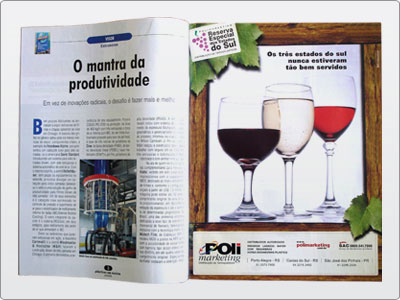 Polimarketing, MÃ­dia impressa, AnÃºncio Revista, Uma PÃ¡gina 7