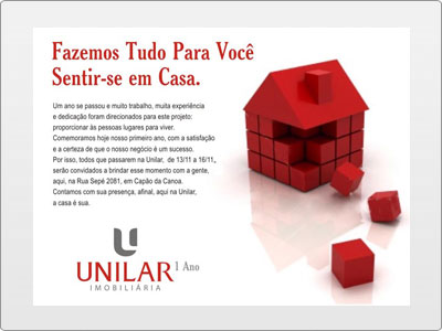 Unilar, Newsletter EstÃ¡tica